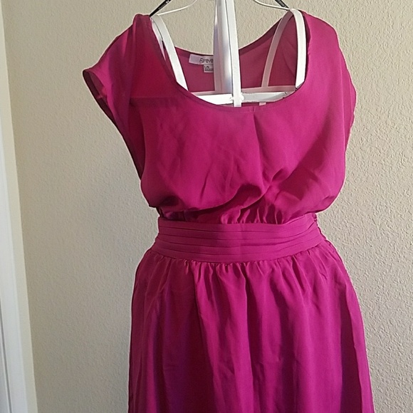 Forever 21 Dark Pink Dress 2 for $10 - Picture 2 of 4